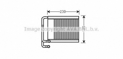 AVA QUALITY COOLING hy6313 -  Теплообменник, отопление салона